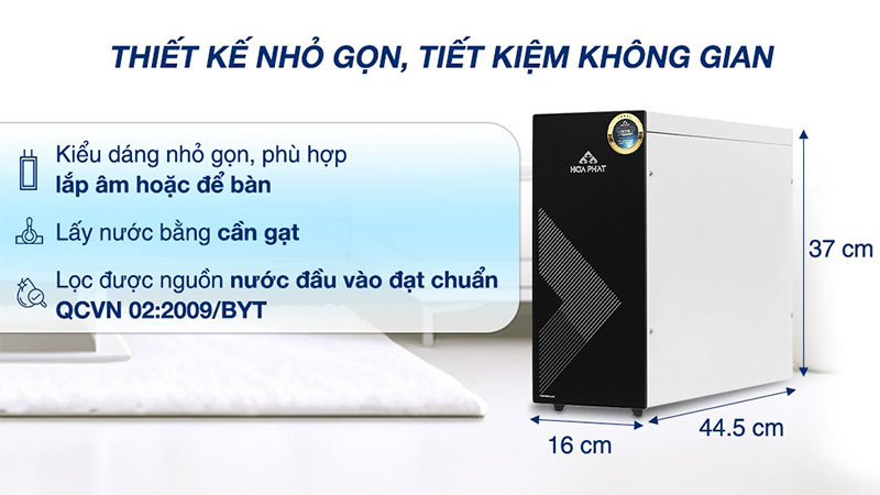 Máy lọc nước RO Hòa Phát HPU488 11 lõi - Hàng chính hãng