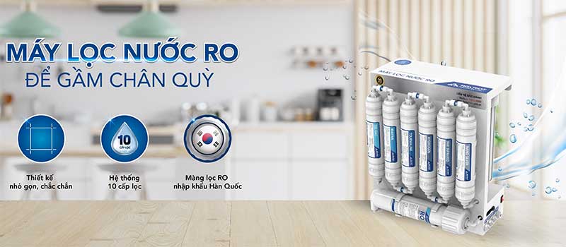 Máy lọc nước RO Hòa Phát HWU3A1022 - Hàng chính hãng