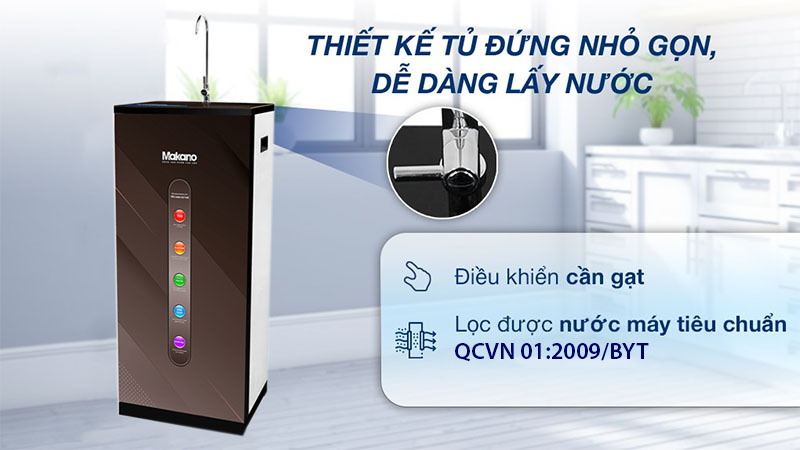 Máy lọc nước RO Hydrogen Makano MKW-32010H - Hàng chính hãng
