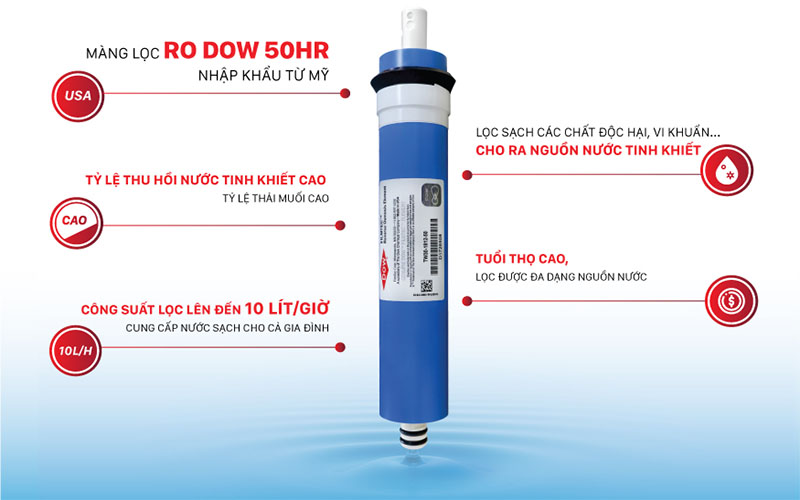 Máy lọc nước RO Hydrogen Makano MKW-32010H - Hàng chính hãng