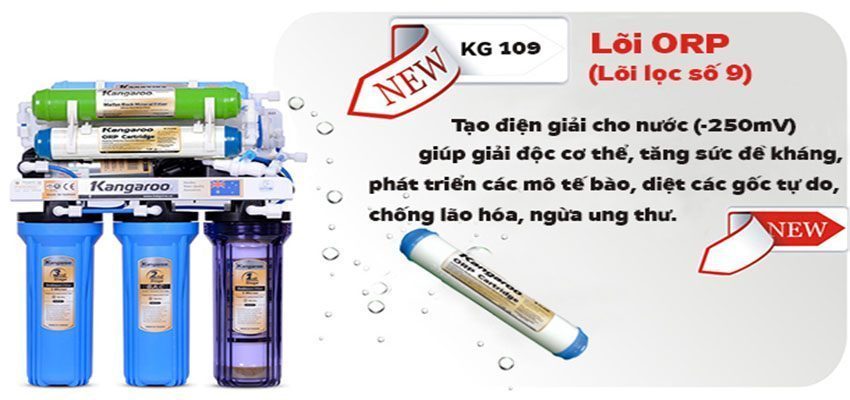 Lõi lọc ORP của máy lọc nước R.O Kangaroo KG109VTU