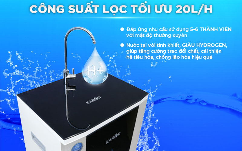 Máy lọc nước RO Karofi ERO110 - Hàng chính hãng