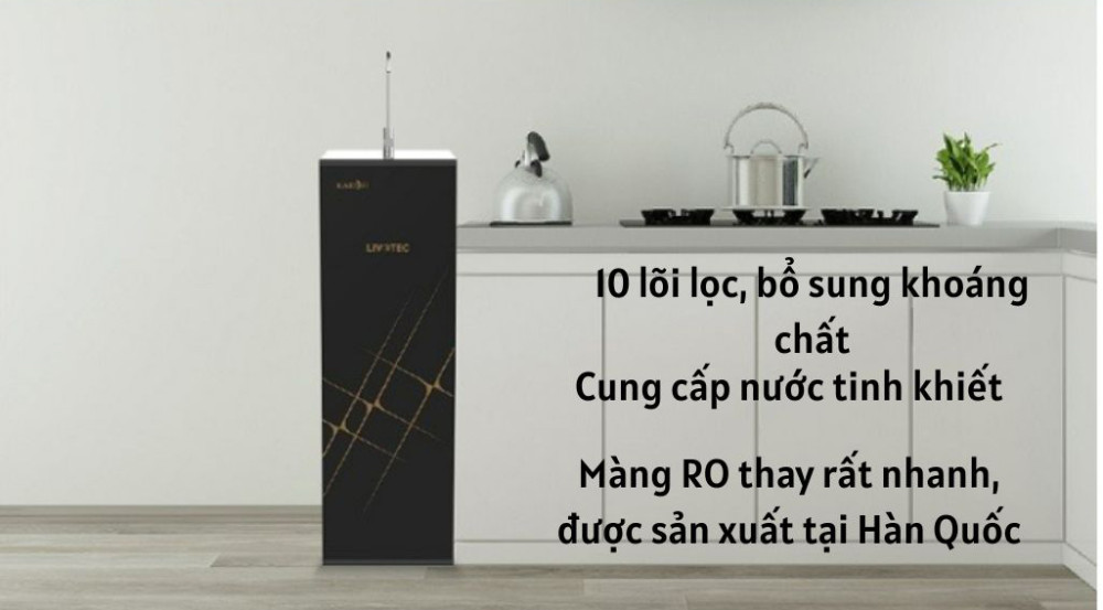 Máy lọc nước RO Karofi Livotec 606S - Hàng chính hãng
