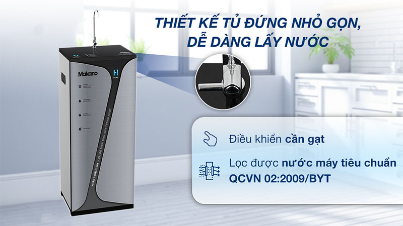 Máy lọc nước RO Makano H-Hero 3D MN102 - Hàng chính hãng