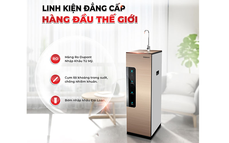 Máy lọc nước RO Makano X-Guard Luxury MKW-33010M - Hàng chính hãng