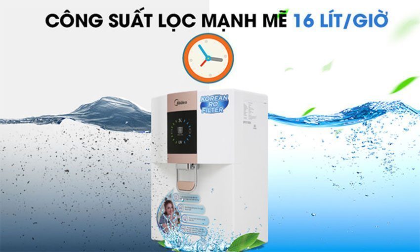 Máy lọc nước RO Midea JN1648T-RO - Hàng chính hãng