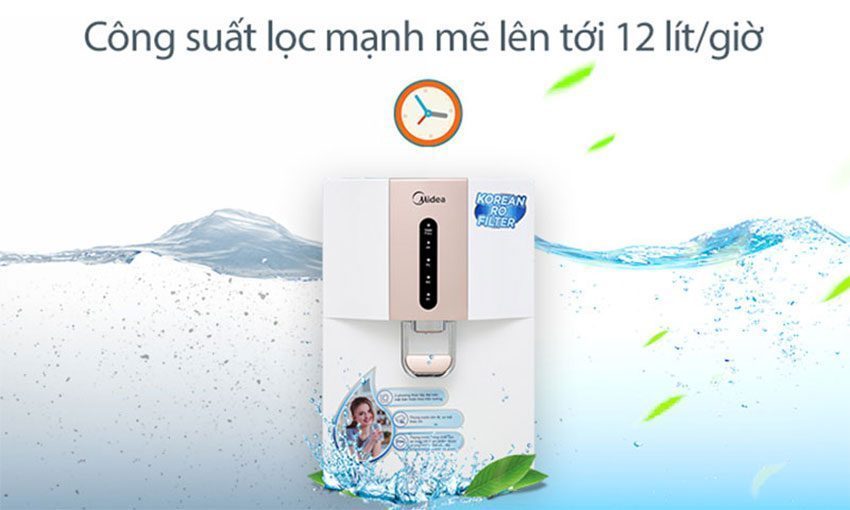 Máy lọc nước RO Midea JN1742T - Hàng chính hãng