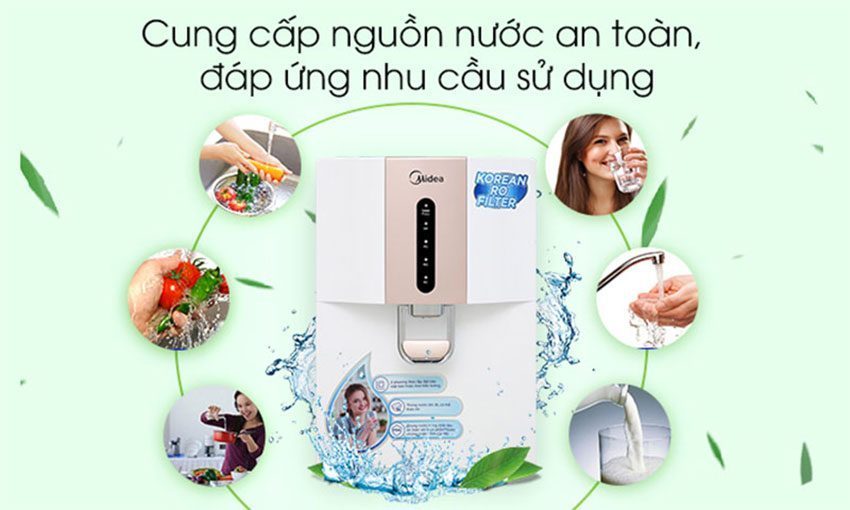 Máy lọc nước RO Midea JN1742T - Hàng chính hãng