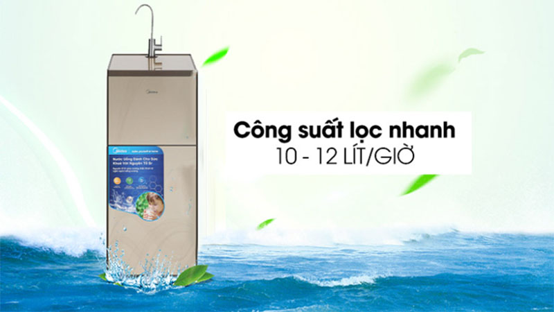 Máy lọc nước RO Midea MWP-S0820MR 8 lõi - Hàng chính hãng