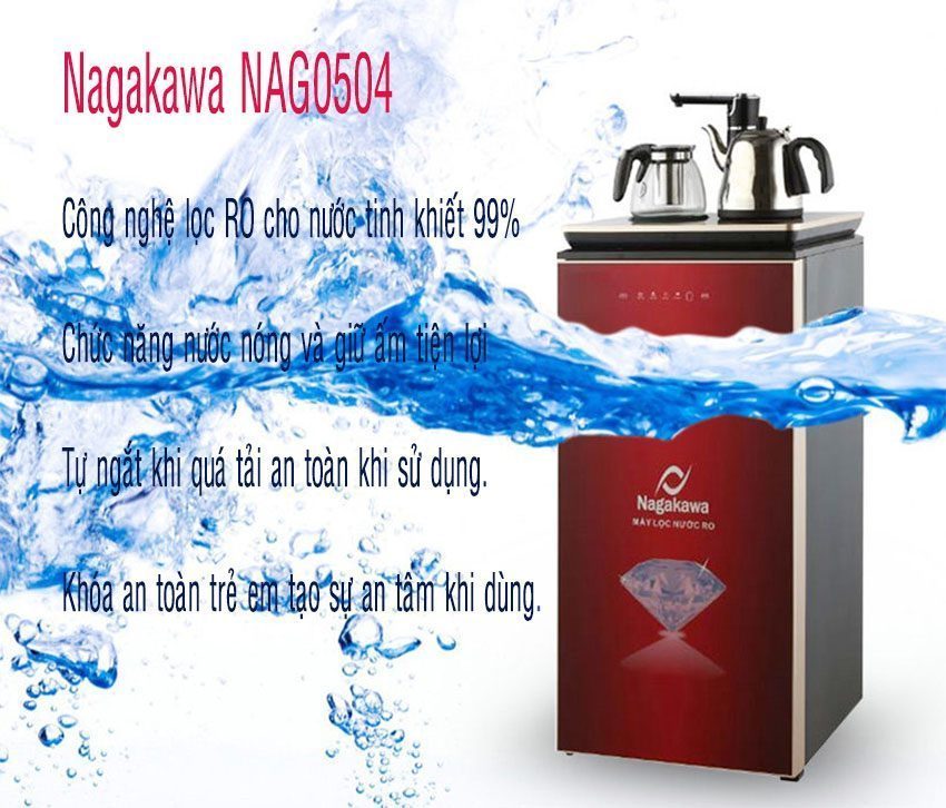Máy lọc nước RO Nagakawa NAG0504 - Hàng chính hãng