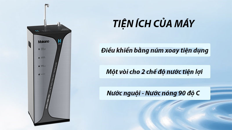 Máy lọc nước nóng nguội Makano H-Hero 3D MN202 - Hàng chính hãng