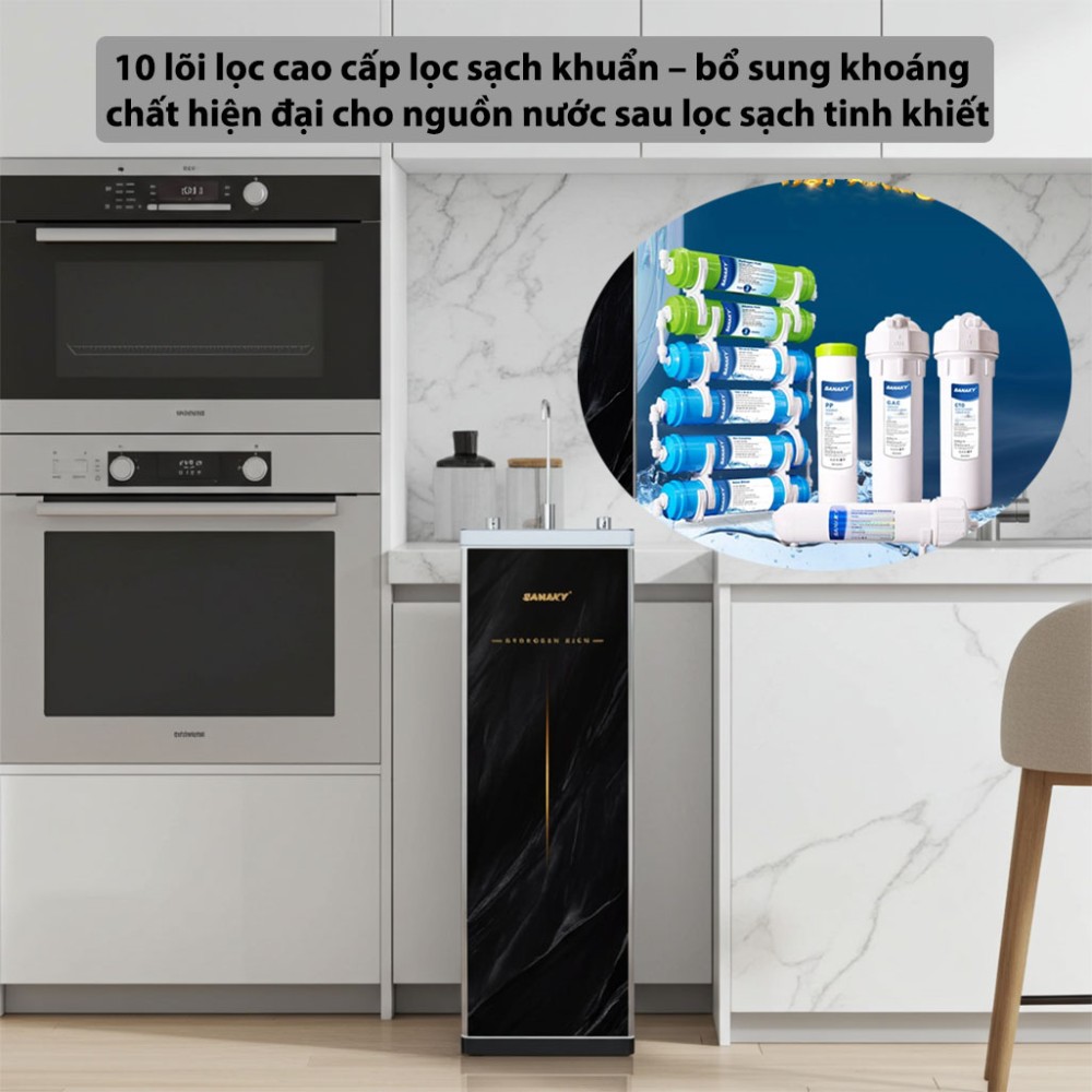 Máy lọc nước RO Sanaky SNK-S1HK003 hệ thống 10 cấp lõi lọc hiện đại