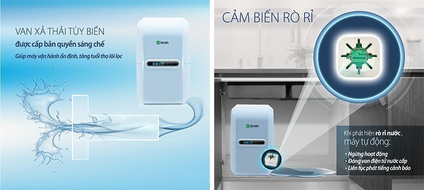 Máy lọc nước RO-Side Stream A.O.Smith A1 - Hàng chính hãng