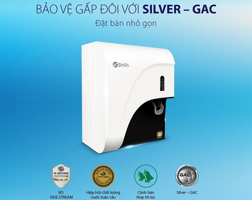 Máy lọc nước RO-Side Stream A.O.Smith C2 - Hàng chính hãng