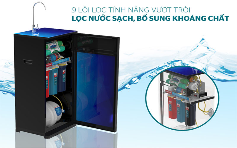 Máy lọc nước RO Sunhouse SHA8859K - Hàng chính hãng