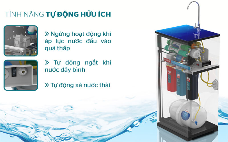 Máy lọc nước RO Sunhouse SHA8859K - Hàng chính hãng