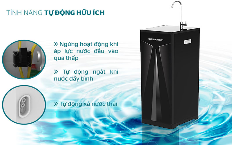 Máy lọc nước RO Sunhouse SHA8879K - Hàng chính hãng