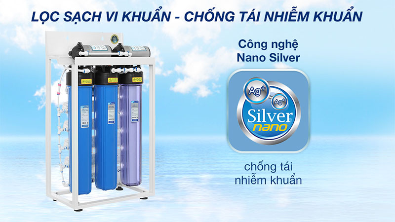 Máy lọc nước RO bán công nghiệp Hòa Phát HPT725 10 lõi - Hàng chính hãng