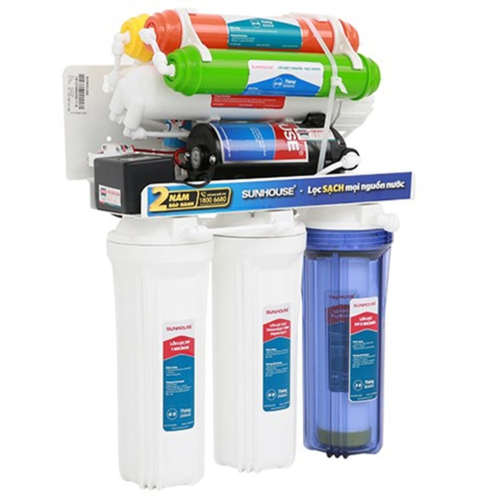 Máy lọc nước để gầm 8 lõi Sunhouse SHA8878KV - Hàng chính hãng