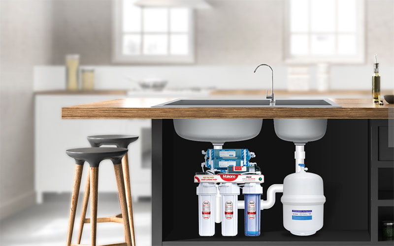 Thiết kế của Máy lọc nước RO không vỏ tủ Makano MKW-34009D