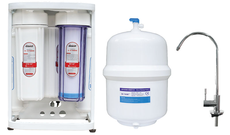 Máy lọc nước RO không vỏ tủ dùng cốc Makano MKW-35008D - Hàng chính hãng