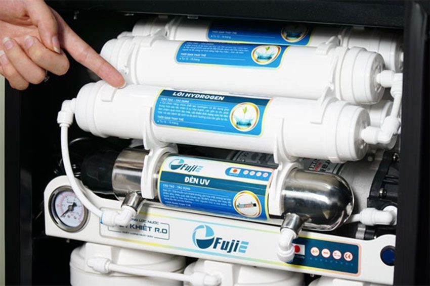 Máy lọc nước RO nóng lạnh FujiE RO-1500UV CAB HYDROGEN - Hàng chính hãng