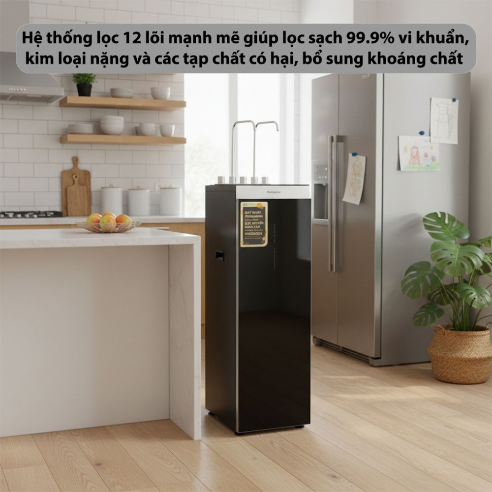 Máy lọc nước RO nóng lạnh Kangaroo KG12A8S - Hàng chính hãng