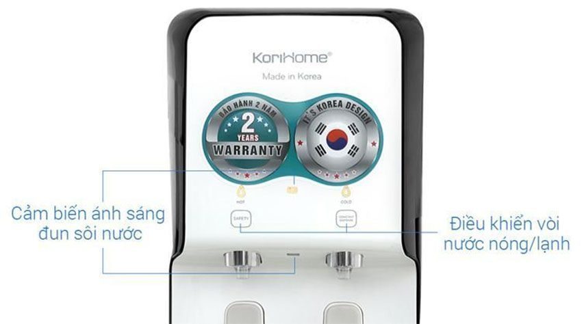 Máy lọc nước RO nóng lạnh KoriHome WPK-838 - Hàng chính hãng
