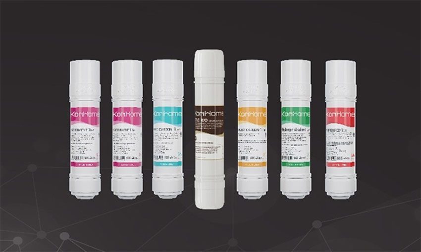 Hệ thống 7 cấp lọc củA Máy lọc nước RO nóng lạnh KoriHome WPK-906