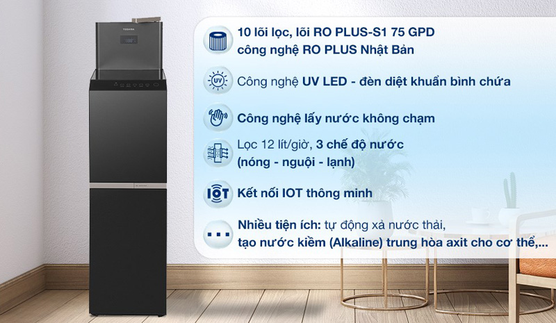 Tính năng nổi bật của máy lọc nước  Toshiba TWP-W2398SVN(M)