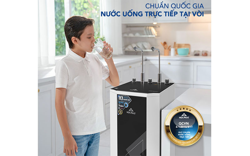 Máy lọc nước RO nóng nguội lạnh Hòa Phát HPN638 - Hàng chính hãng