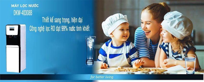 Máy lọc nước RO nóng nguội Daikio DKW-40308B - Hàng chính hãng