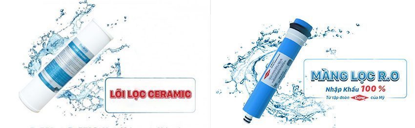 Máy lọc nước RO nóng nguội Daikio DKW-40308B - Hàng chính hãng