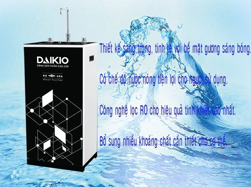 Máy lọc nước RO nóng nguội Daikio DKW-42210H - Hàng chính hãng