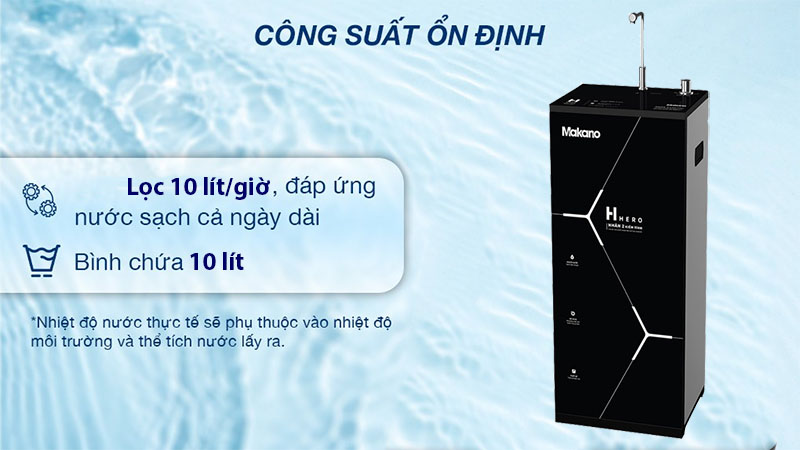 Máy lọc nước nóng nguội Makano H-Hero 2D MN201 - Hàng chính hãng