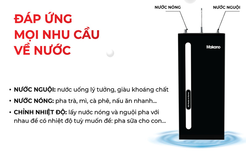 Máy lọc nước RO nóng nguội Makano MKW-42210H3 - Hàng chính hãng