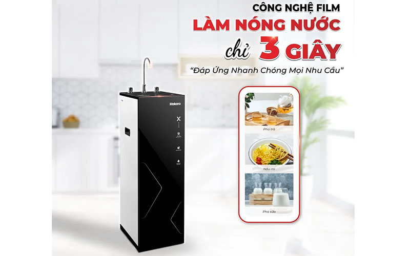 Máy lọc nước RO nóng nguội Makano X-Guard MKW-32210M - Hàng chính hãng