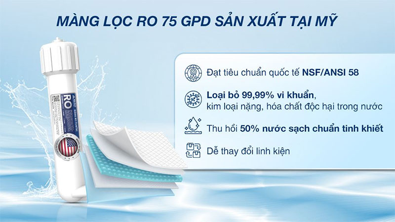 Máy lọc nước RO nóng nguội lạnh Hòa Phát HPN669 12 lõi - Hàng chính hãng