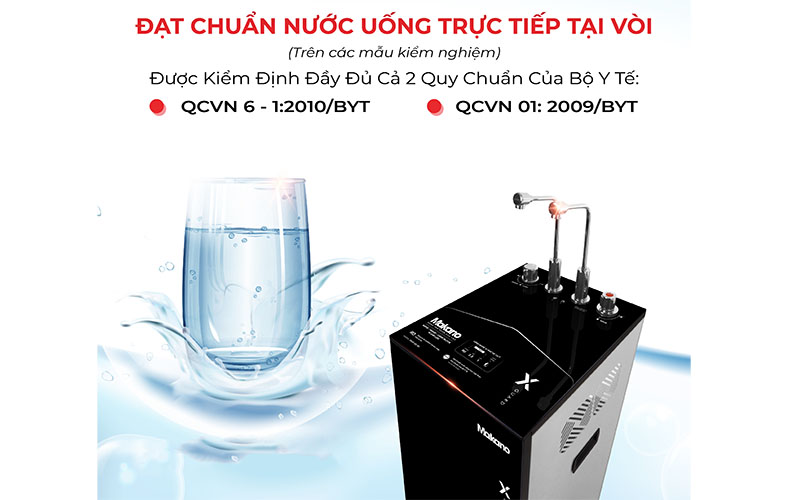 Máy lọc nước RO nóng nguội lạnh Makano X-Guard MKW-32710M - Hàng chính hãng