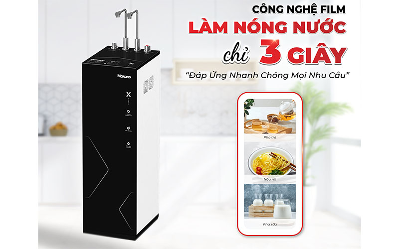Máy lọc nước RO nóng nguội lạnh Makano X-Guard MKW-32710M - Hàng chính hãng