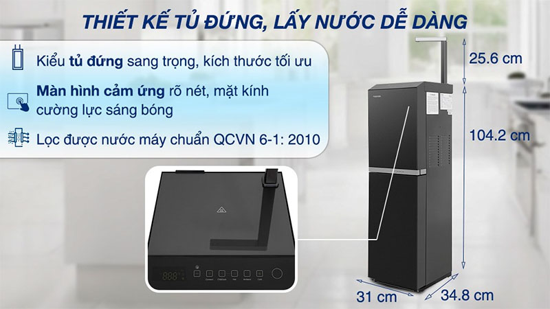 Máy lọc nước RO nóng nguội lạnh Toshiba TWP-W2396SVN(M) - Hàng chính hãng