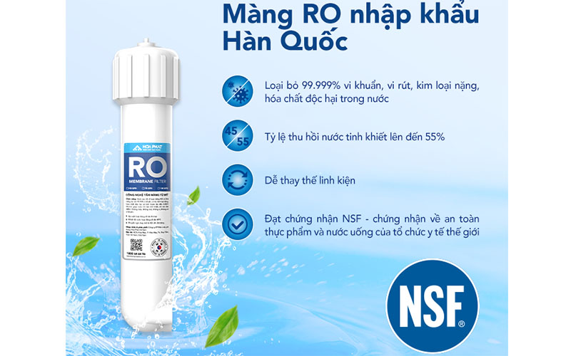 Máy lọc nước RO tủ đứng Hòa Phát HPR528  - Hàng chính hãng