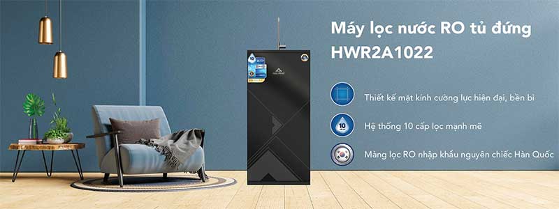 Máy lọc nước RO tủ đứng Hòa Phát HWR1A1022 - Hàng chính hãng