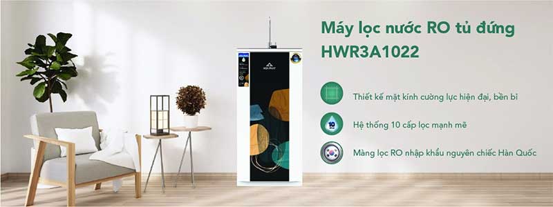 Máy lọc nước RO tủ đứng Hòa Phát HWR3B1022 - Hàng chính hãng