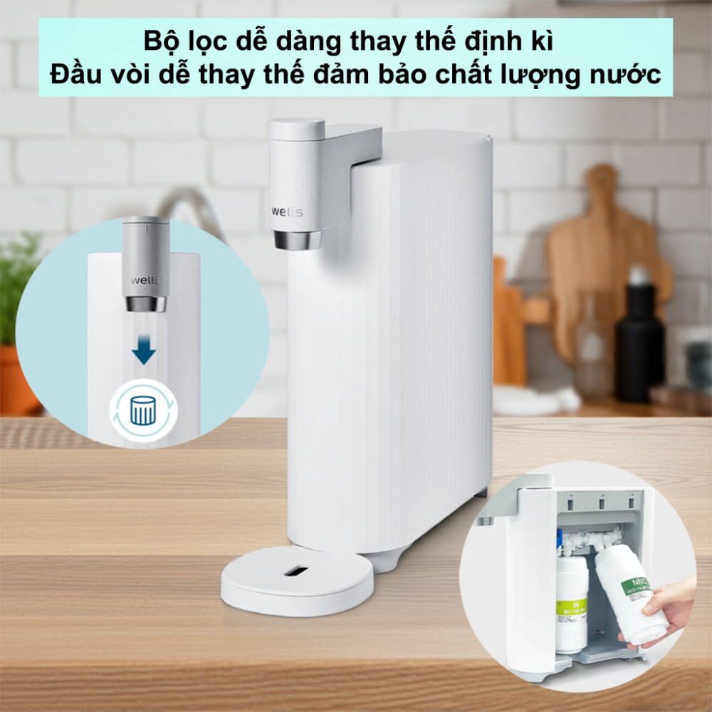 Máy lọc nước Wells New Mini - Hàng chính hãng