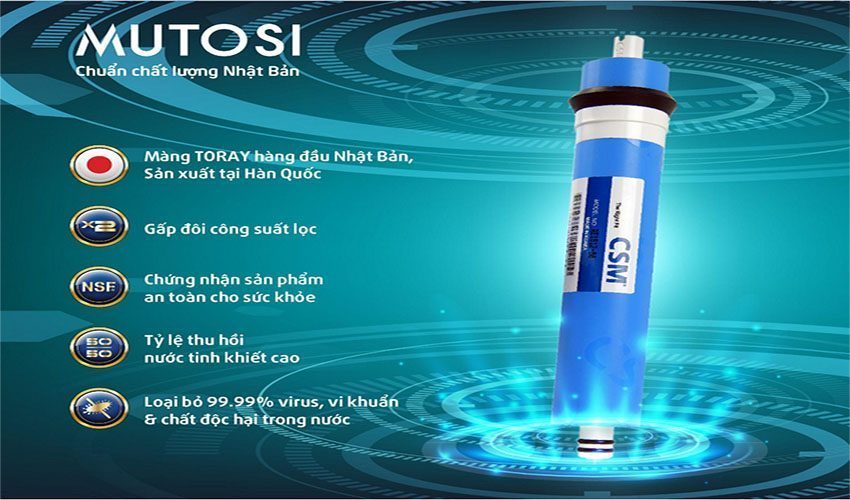 Máy lọc nước bán công nghiệp Mutosi MP-80 - Hàng chính hãng