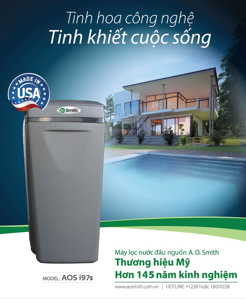 Máy lọc nước đầu nguồn A.O.Smith AOS I97S - Hàng chính hãng