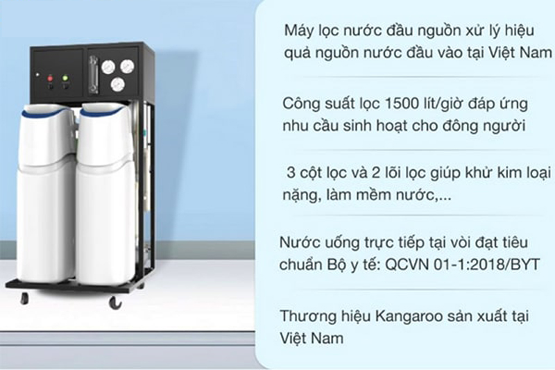 Máy lọc nước đầu nguồn Kangaroo KG889 - Hàng chính hãng