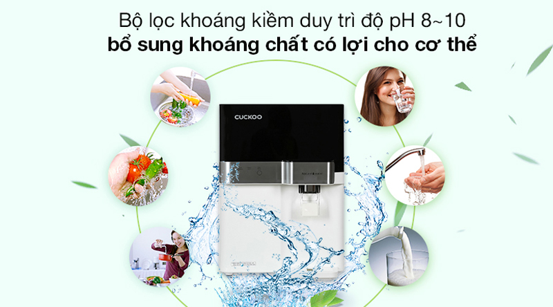 Máy lọc nước để bàn Cuckoo RO CP-RRP702MBK - Hàng chính hãng