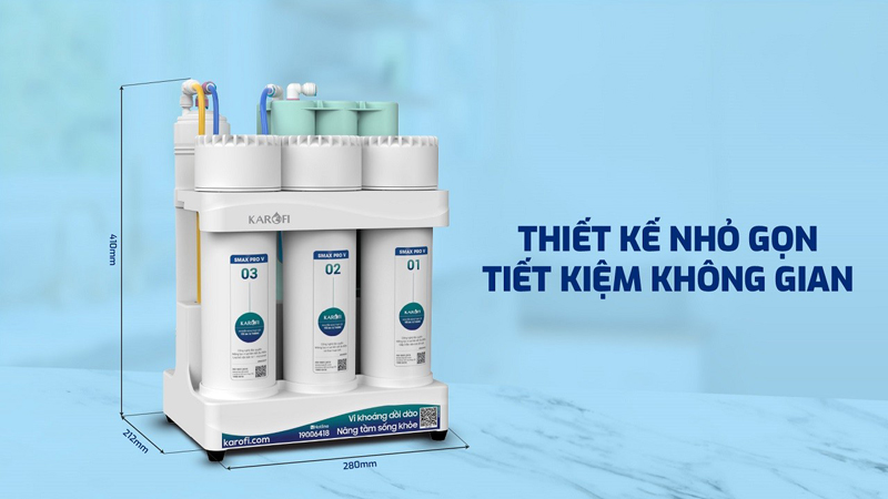 Máy lọc nước để gầm Karofi KAQ-U05 PRO - Hàng chính hãng